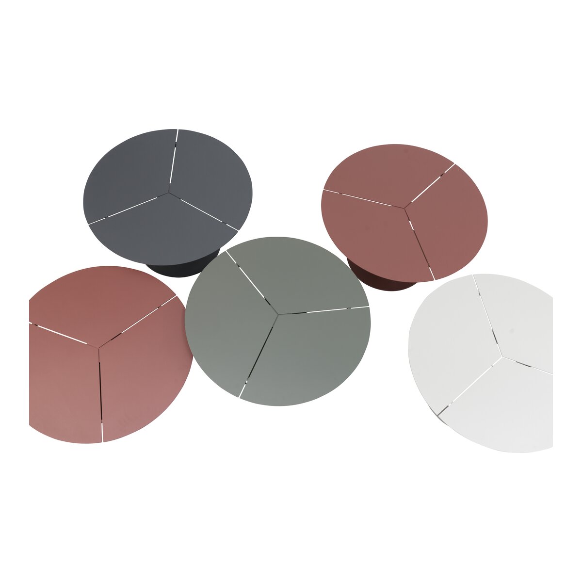 Gartencouchtisch Peace aus Aluminium - 80x80x40 cm, Nordic Green