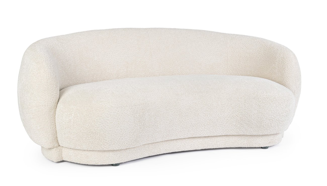 Sofa Tecla aus Boucle-Stoff, Natur Sofa Tecla aus Boucle-Stoff, Natur
