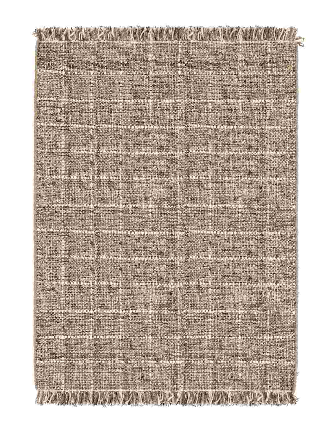 Teppich Senuri aus Wolle Braun, 140x200 cm Teppich Senuri aus Wolle Braun, 140x200 cm