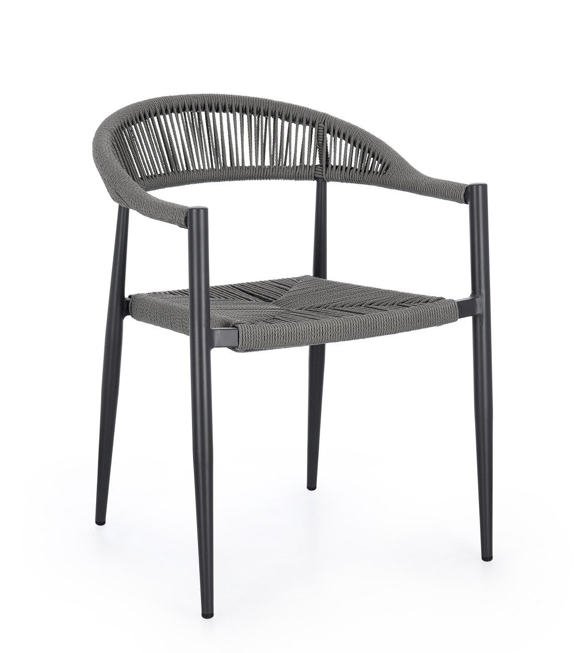 Gartenstuhl Jandia aus Aluminium, Anthrazit / Grau Gartenstuhl Jandia aus Aluminium, Anthrazit / Grau