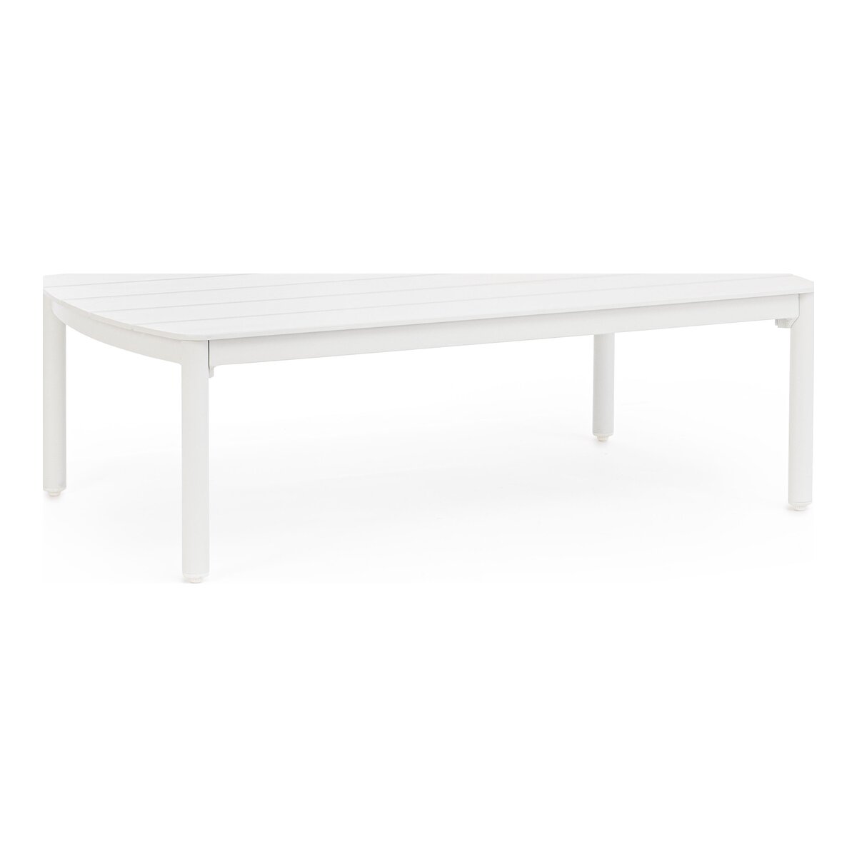Gartencouchtisch Fenix - Aluminium Off-White, 115 x 68 cm