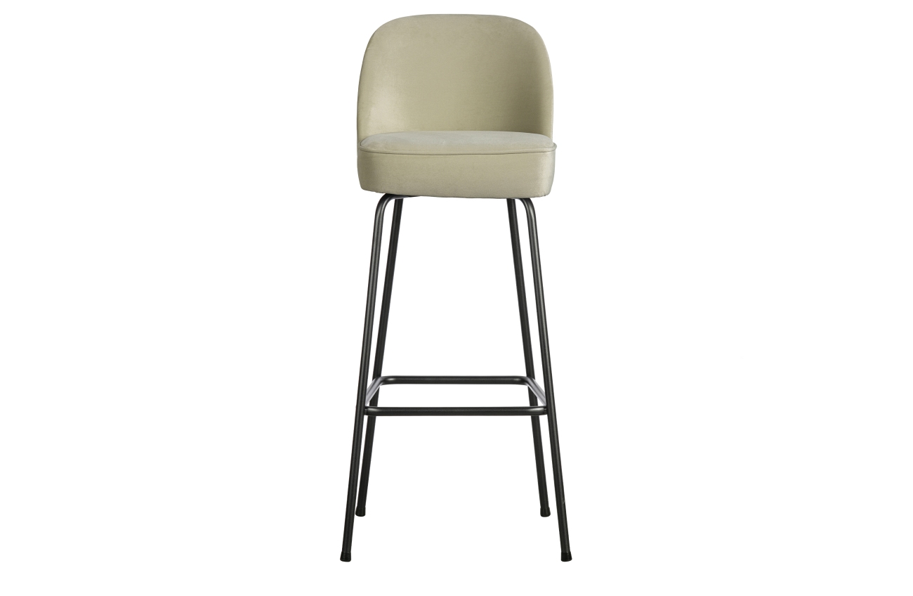 Barhocker Vogue aus Samt, Pistazie Barhocker Vogue aus Samt, Pistazie