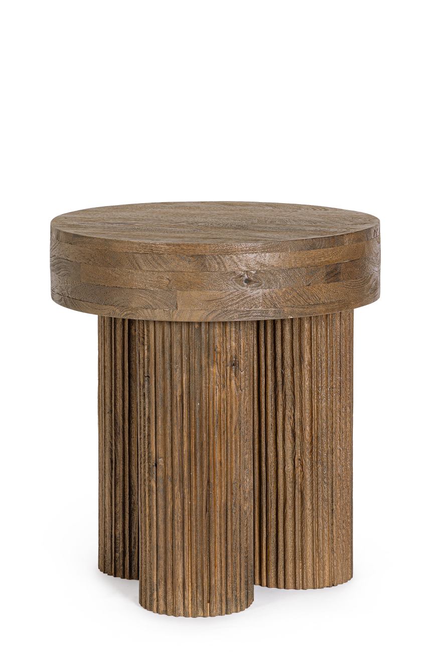 Couchtisch Dacca aus Mangoholz Ø 45cm, Braun Couchtisch Dacca aus Mangoholz Ø 45cm, Braun