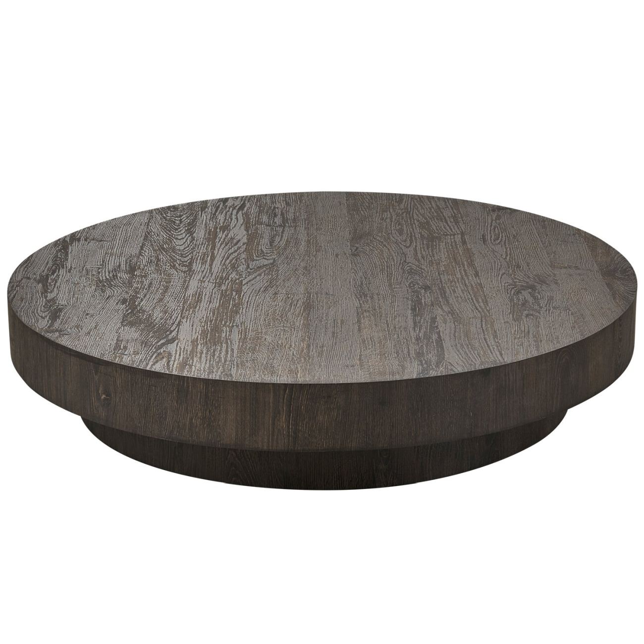 Couchtisch Shield Ø 100cm, Dunkelbraun Couchtisch Shield Ø 100cm, Dunkelbraun