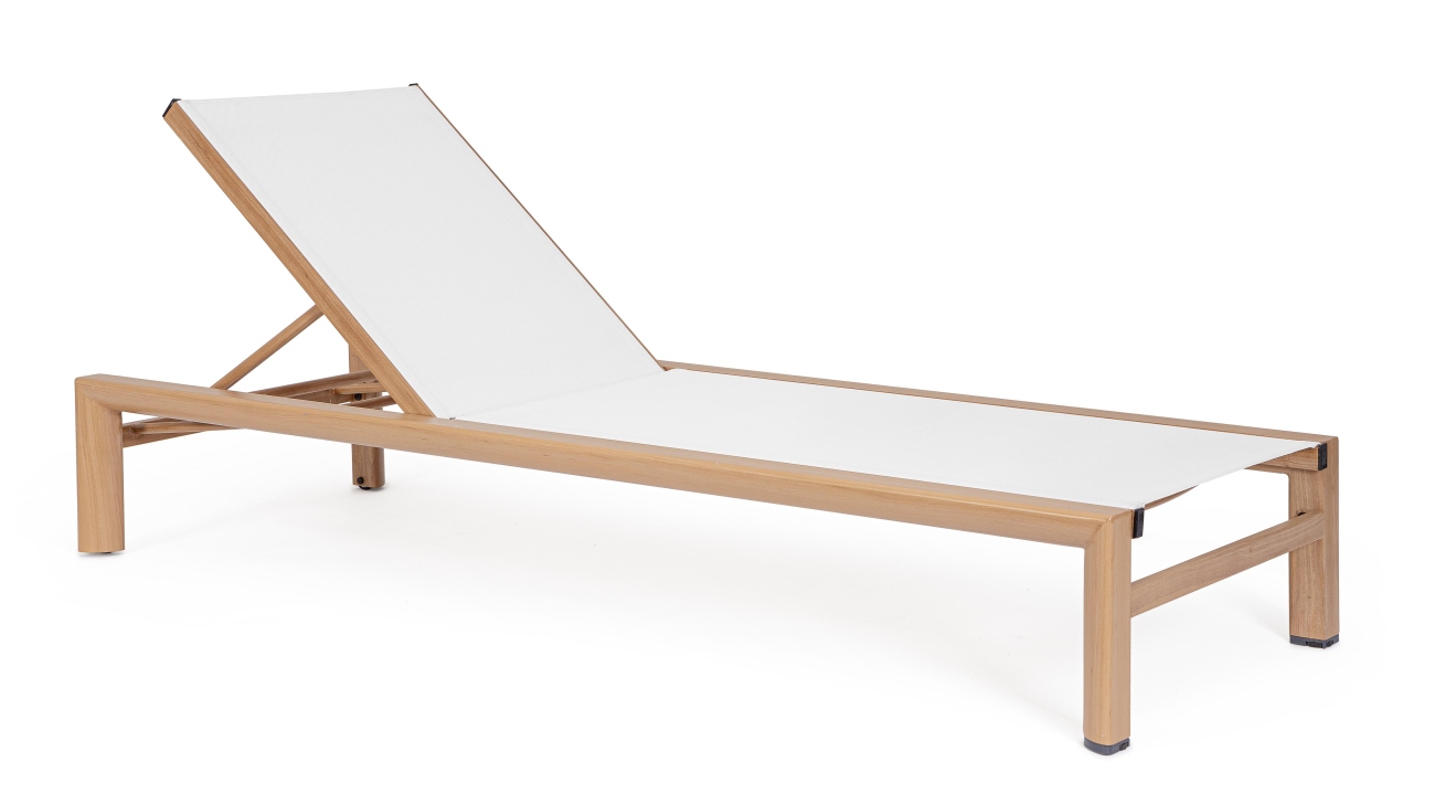 Gartenliege Skipper aus Aluminium, Weiß Gartenliege Skipper aus Aluminium, Weiß