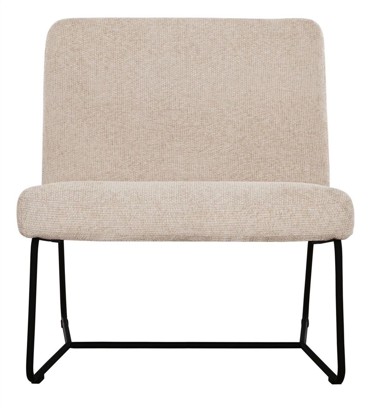 Sessel Zola aus Stoff, Sand