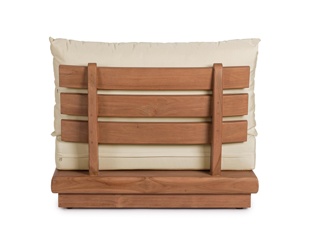 Gartenmodulsofa Delgada aus Teakholz, Sessel-Element