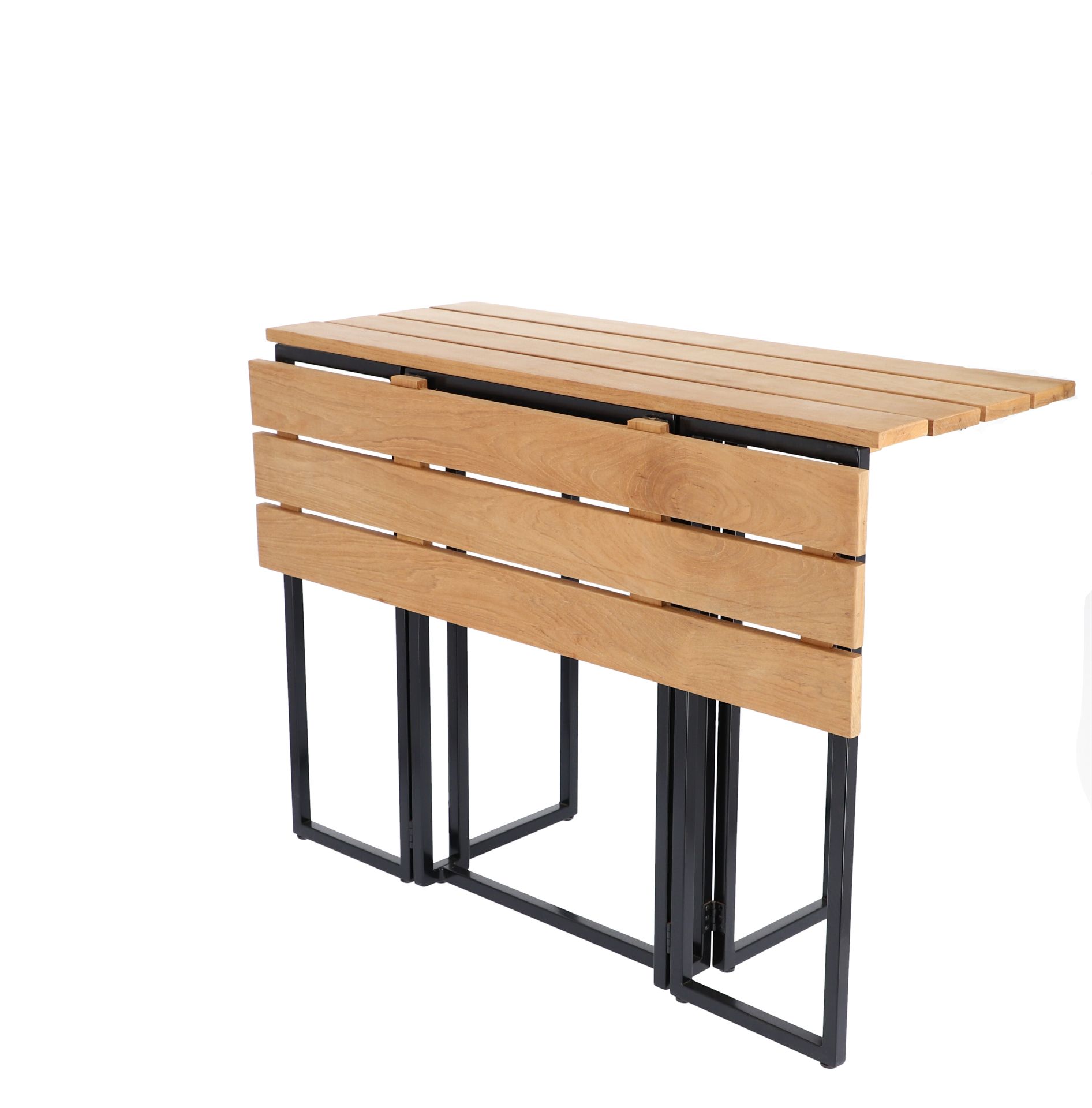 Klapptisch Time aus Teakholz