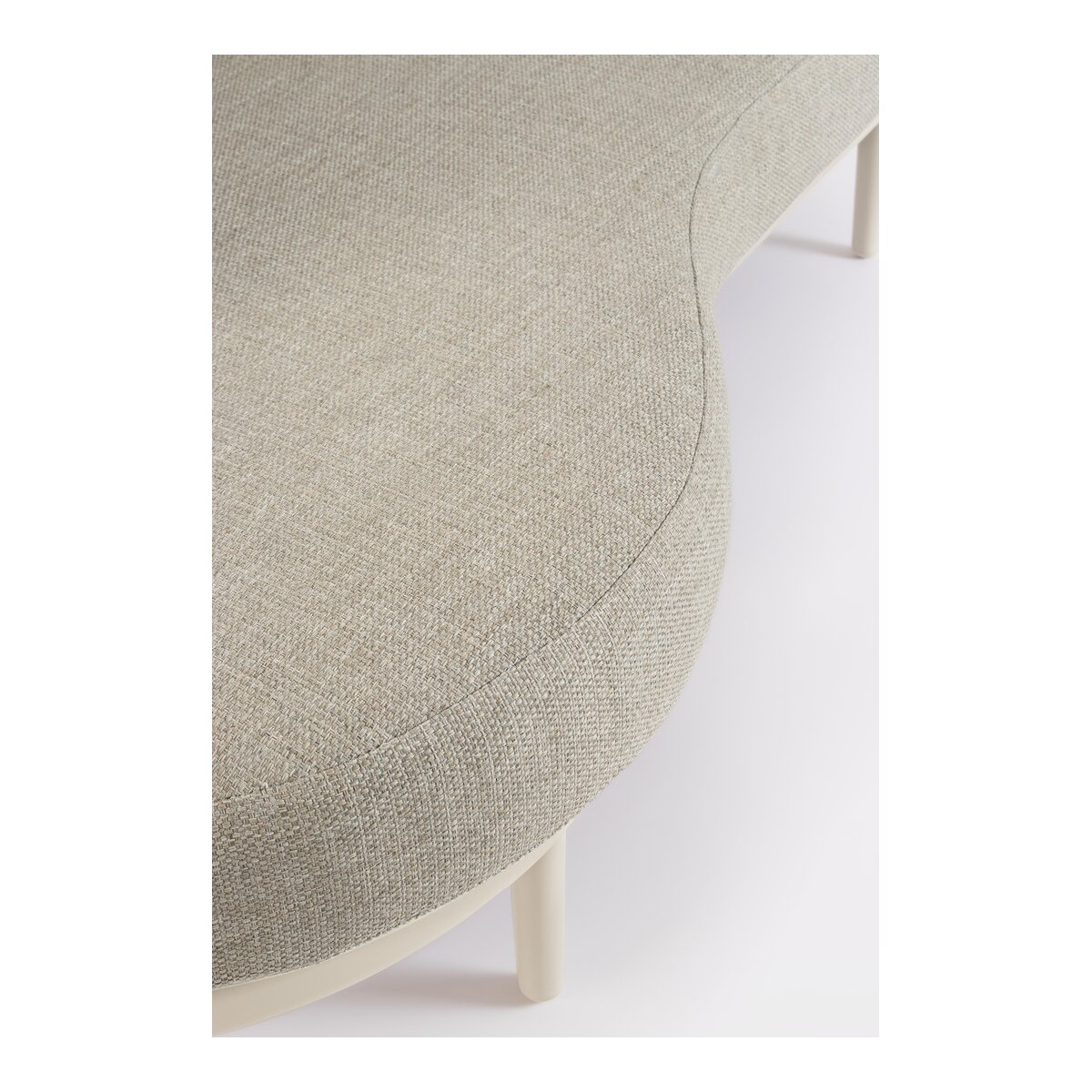 Gartenecksofa Helios - Aluminium, Seilgeflecht, Olefin-Stoff, Pelikan