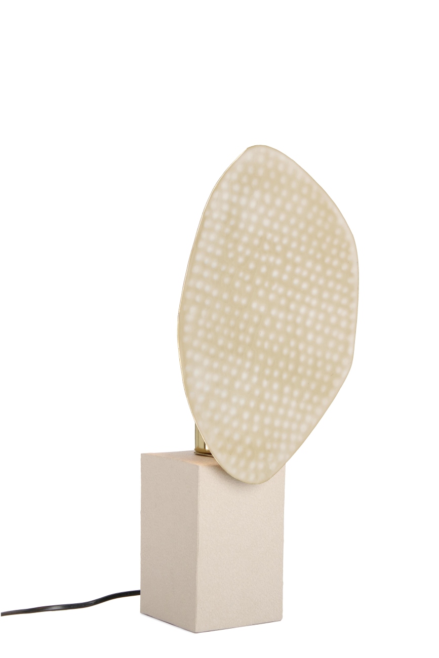 Tischleuchte Neev aus Metall Klein, Beige Tischleuchte Neev aus Metall Klein, Beige