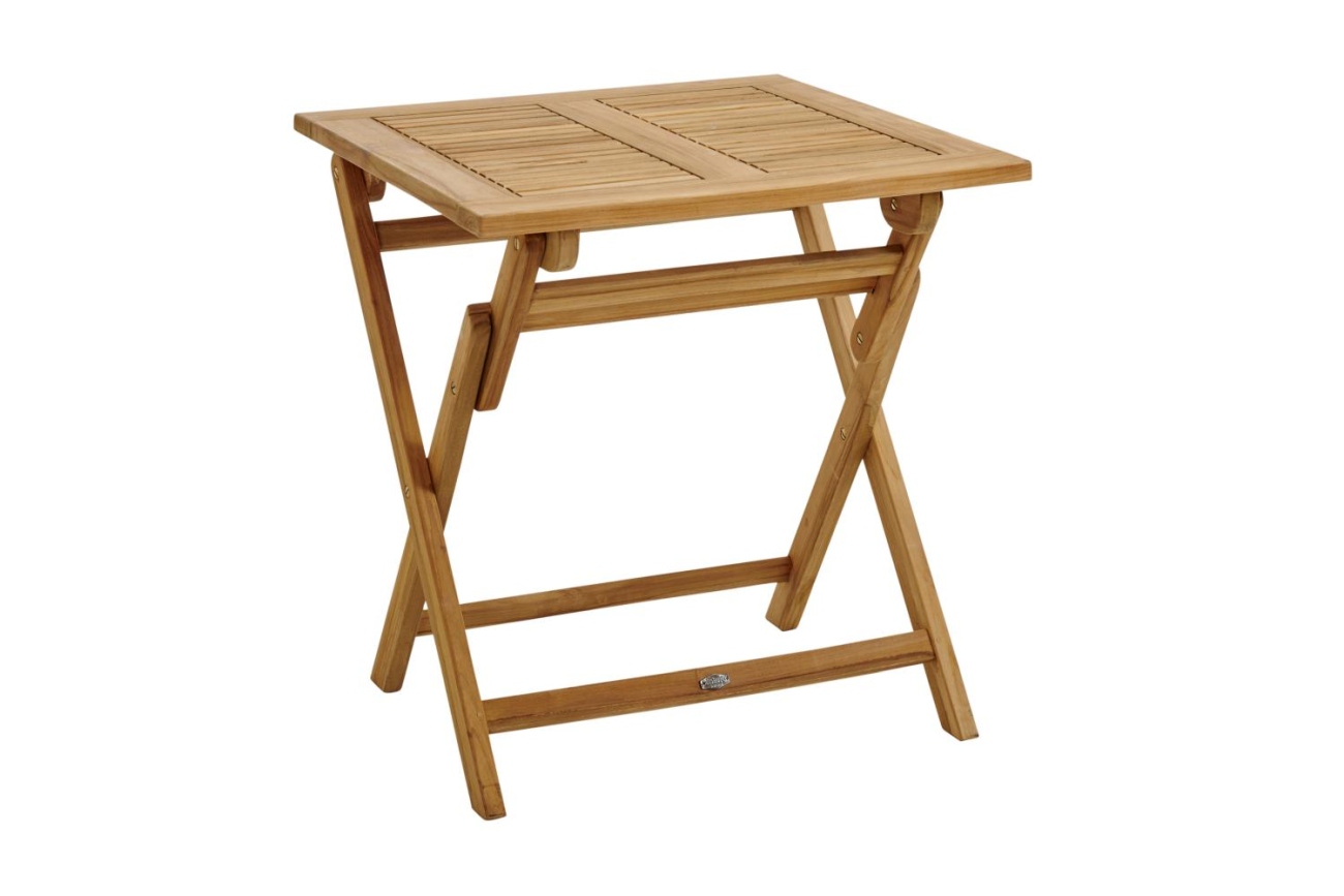 Gartenesstisch Turin aus Teakholz Eckig, 70x70 cm Gartenesstisch Turin aus Teakholz Eckig, 70x70 cm