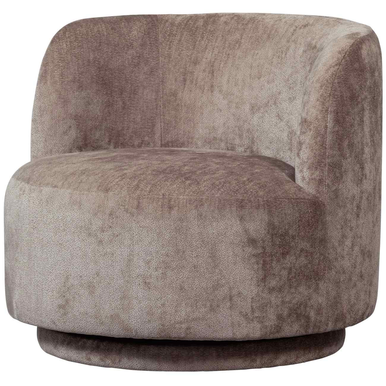 Sessel Popular aus Chenille-Stoff, Taupe Sessel Popular aus Chenille-Stoff, Taupe
