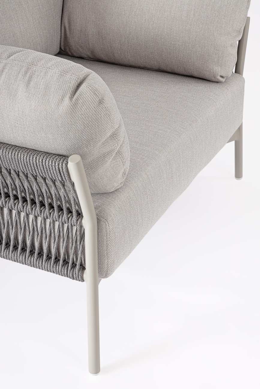 Gartensessel Pardis aus Aluminium, Agate