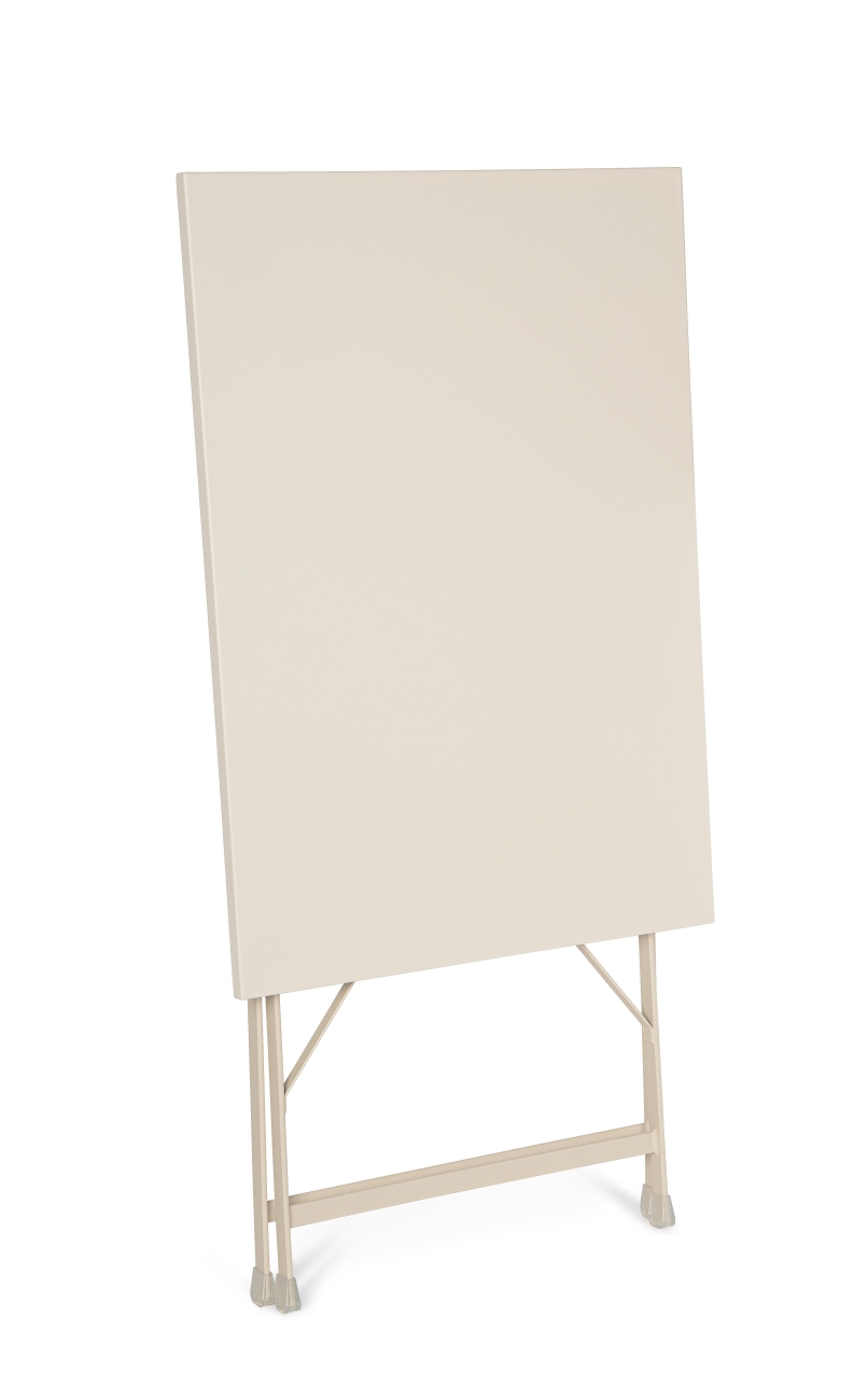 Gartentisch Yasmin aus Metall 50x70 cm, Champagner
