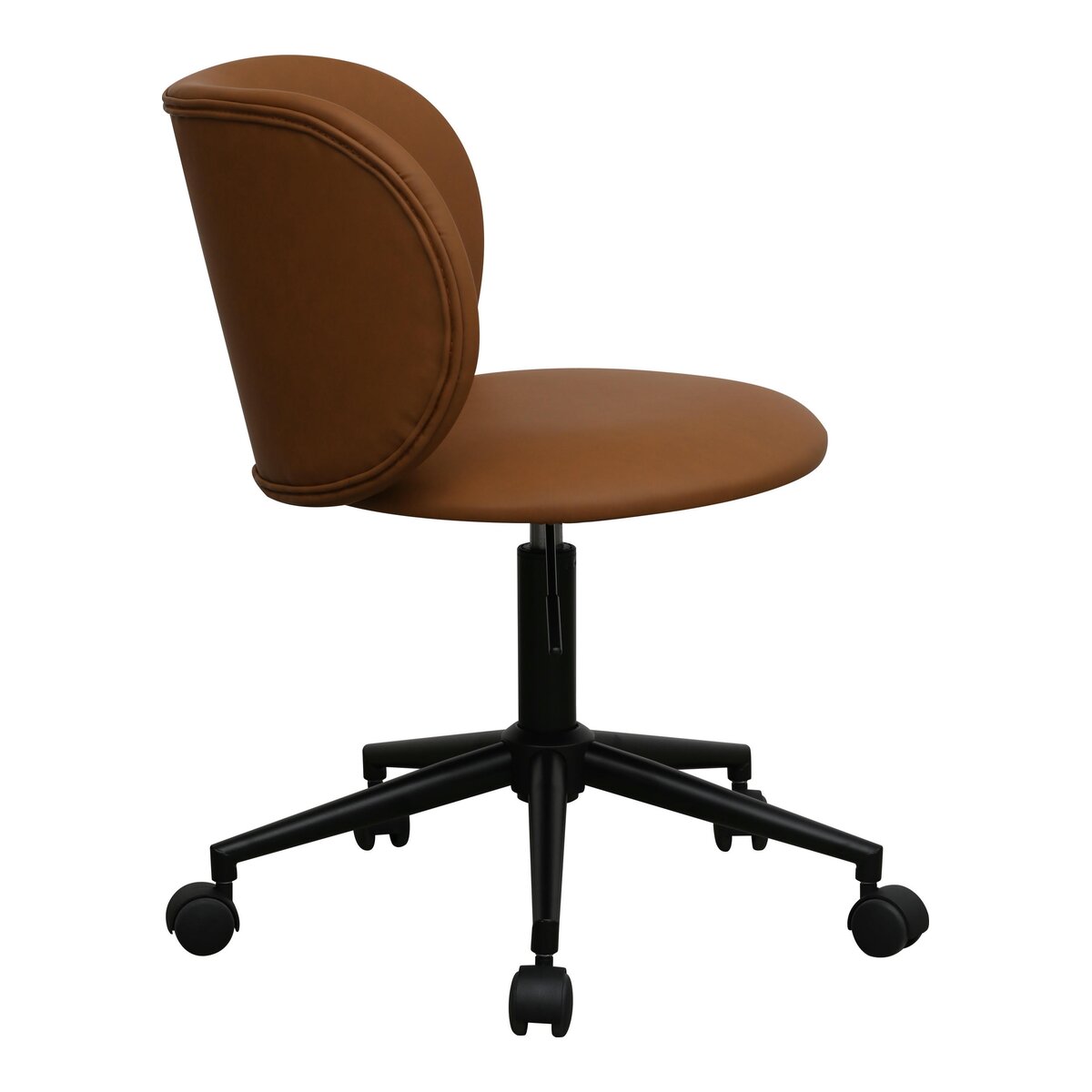 Bürostuhl Oboa aus Kunstleder - Drehbar, Höhenverstellbar, Neigbar, Hellbraun