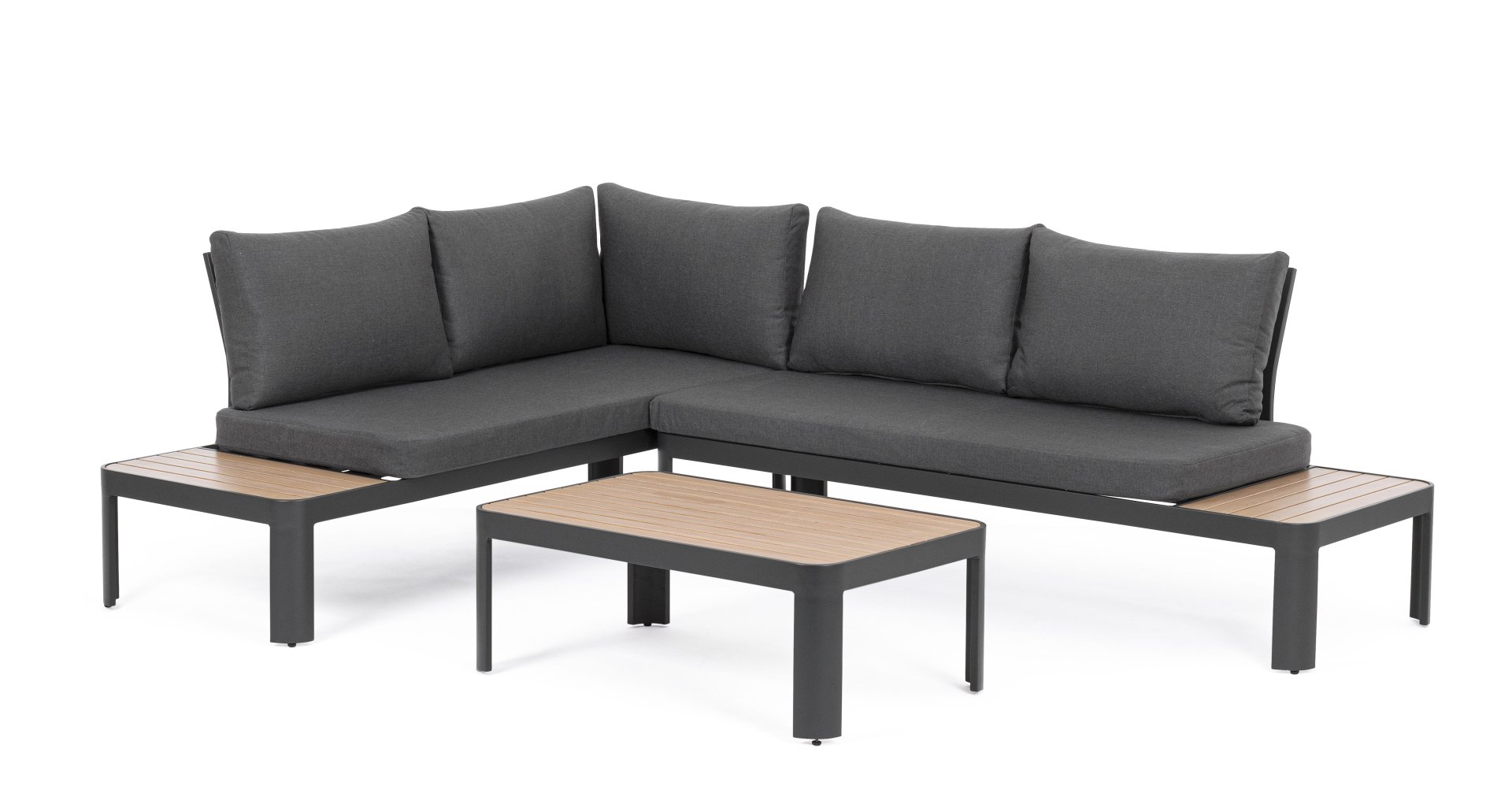Gartenlounge Narelle aus Aluminium, Anthrazit Gartenlounge  Narelle aus Aluminium, Anthrazit