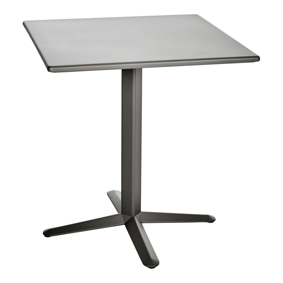 Gartenesstisch Arket aus Aluminium, modern, schwarz, 70x70 cm, für 2–4 Personen