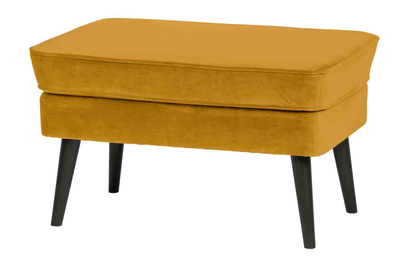 Hocker Rocco Samt, Gelb Hocker Rocco Samt, Gelb