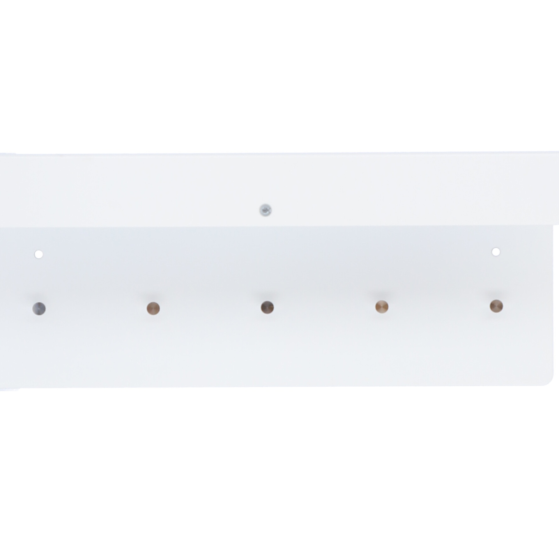 Garderobe Hanni aus Metall, Weiß Garderobe Hanni aus Metall, Weiß