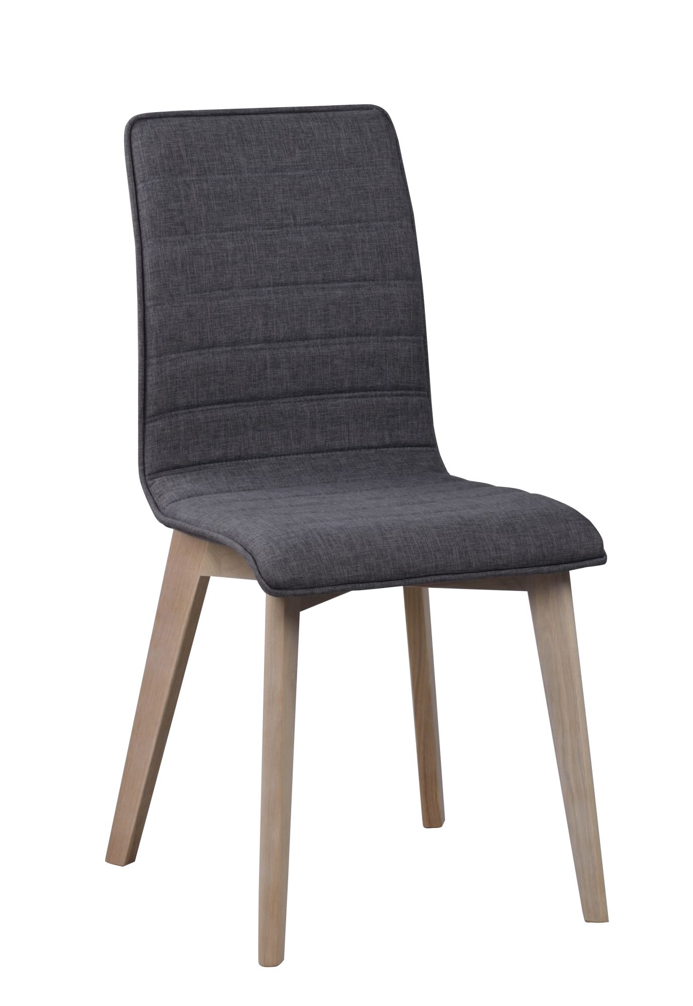 Edles Möbelstück: Stuhl Gracy 2er Set, Dunkelgrau / Whitewash für stilvolle Einrichtung. Stuhl Gracy 2er Set, Dunkelgrau / Whitewash