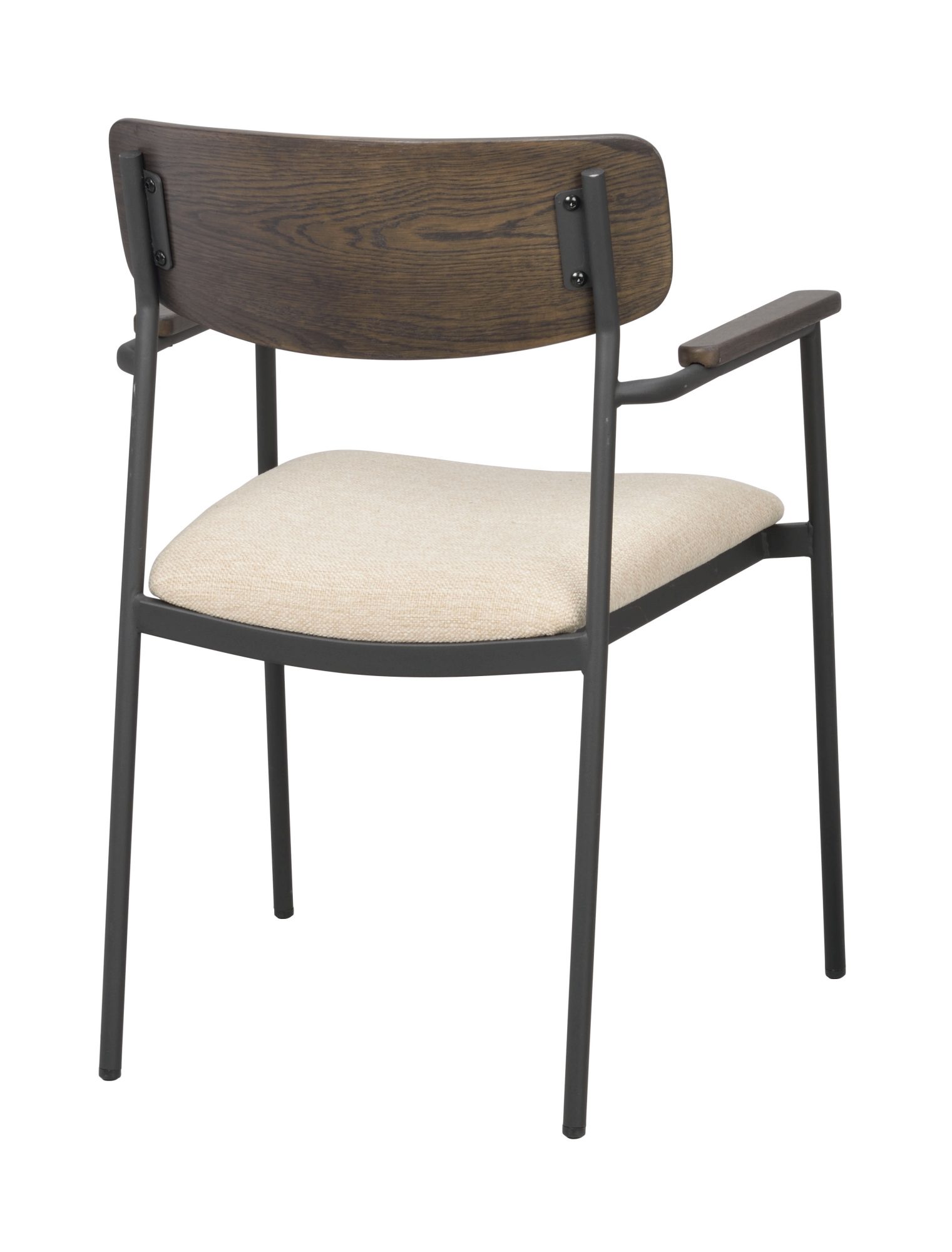 Stuhl Maymont 2er Set mit Armlehnen, Braun / Beige passt perfekt in stilvolle Wohnräume.