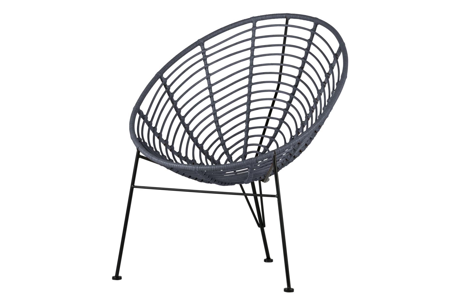 Gartensessel Jane aus Kunststoff, Blau Gartensessel Jane aus Kunststoff, Blau