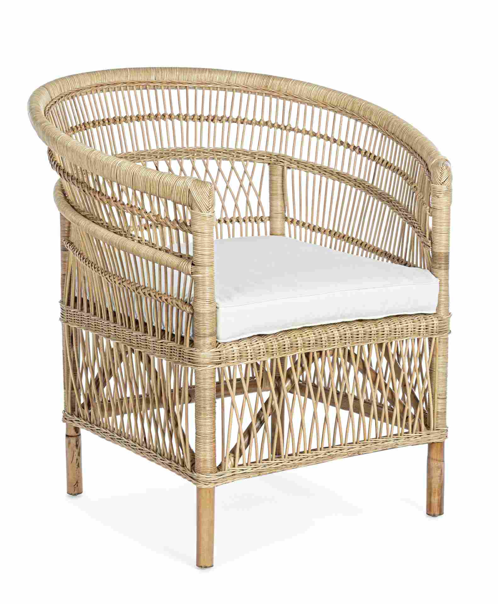 Sessel Josefina aus Rattan, Natur Sessel Josefina aus Rattan, Natur