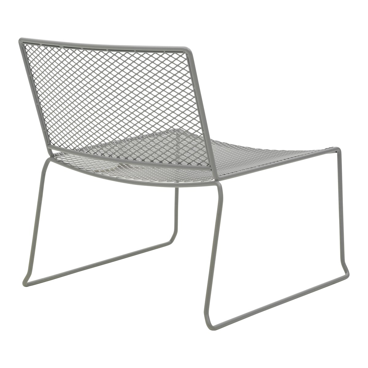 Gartensessel Haru 2er-Set Slate Grey - Metall, Stapelbar