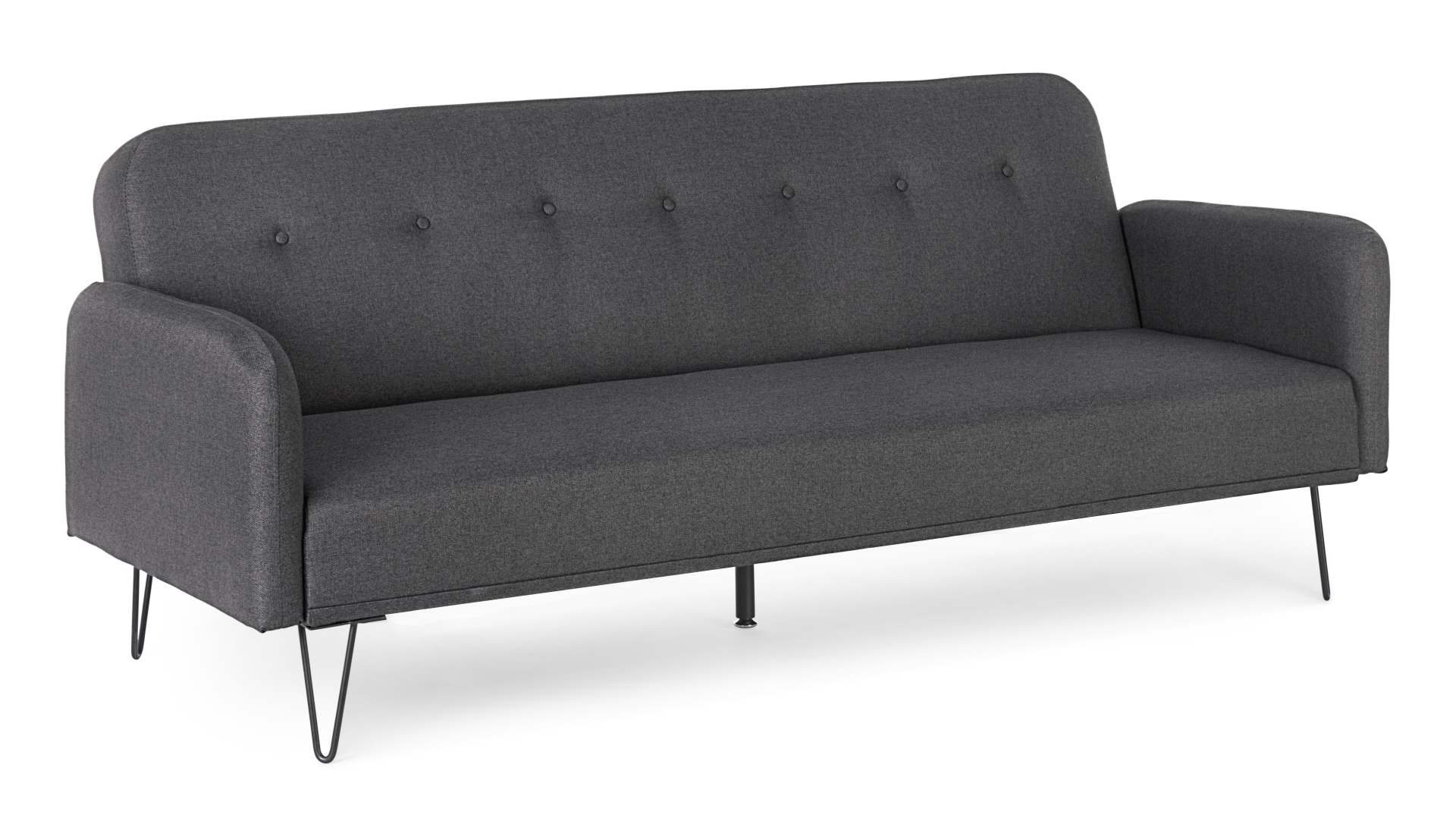 Schlafsofa Bridjet mit Stoff-Bezug, Schwarz Schlafsofa Bridjet mit Stoff-Bezug, Schwarz