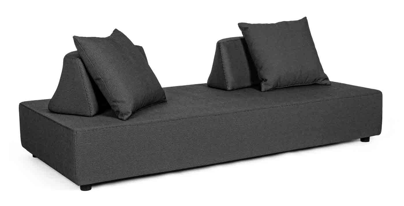Sofa Piper, verstellbare Rückenlehne, inkl. Kissen, Anthrazit Sofa Piper, verstellbare Rückenlehne, inkl. Kissen, Anthrazit