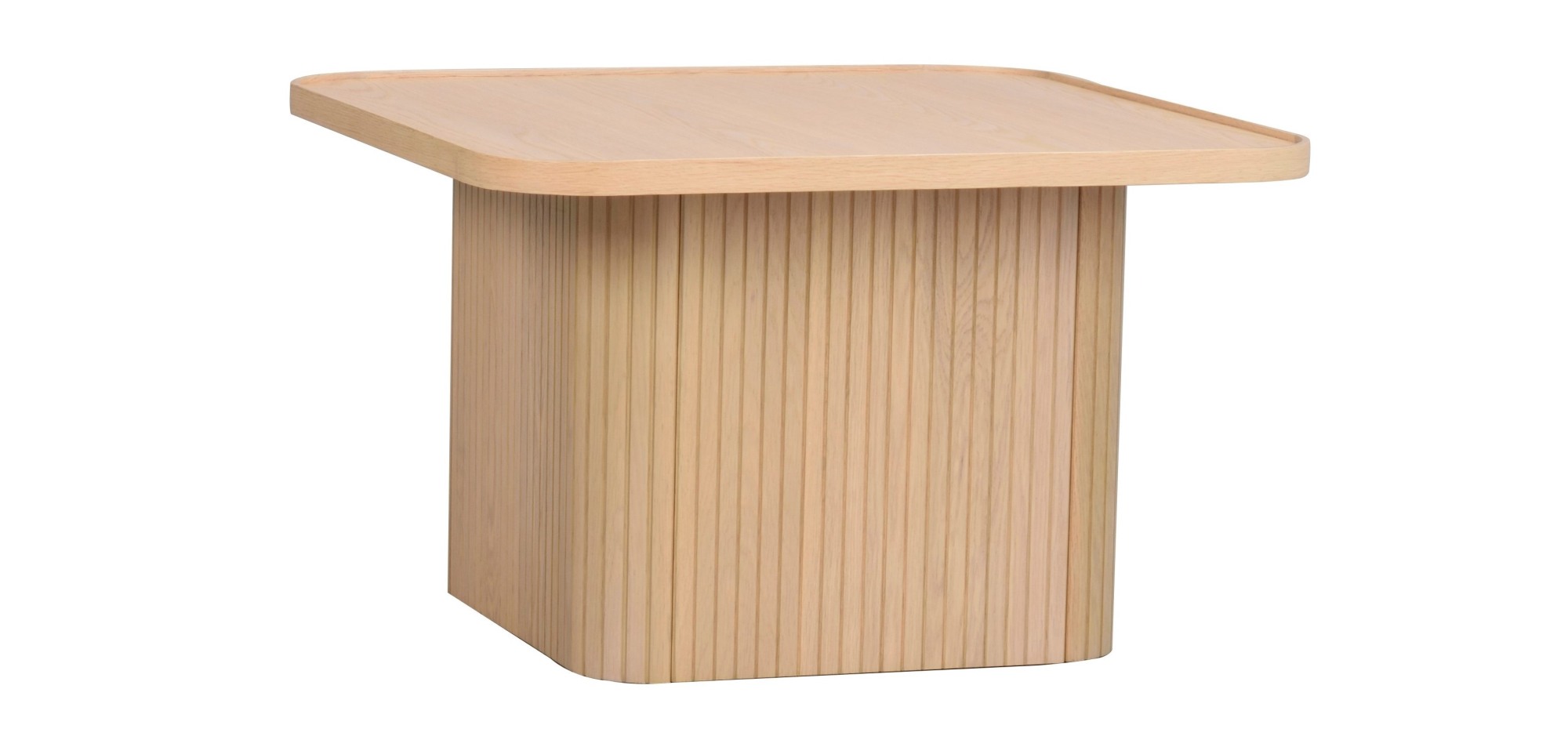Hochwertiger Couchtisch Sullivan, Weiß pigmentiert, 60x60x37cm für jede Einrichtung. Couchtisch Sullivan, Weiß pigmentiert, 60x60x37cm