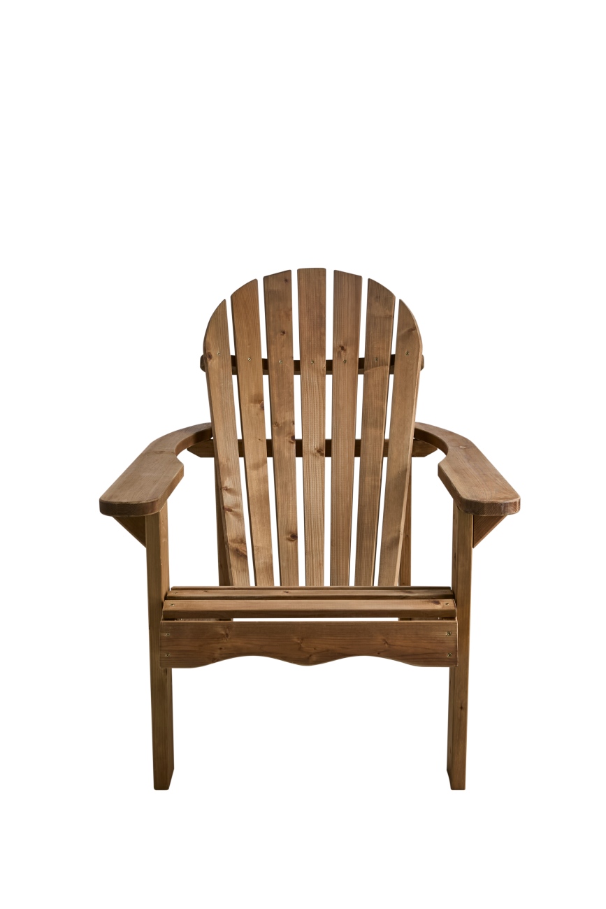 Gartensessel Skule aus Kiefernholz, Braun