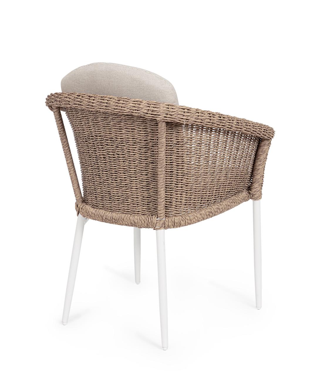 Gartenstuhl Oceana aus Aluminium, Natur