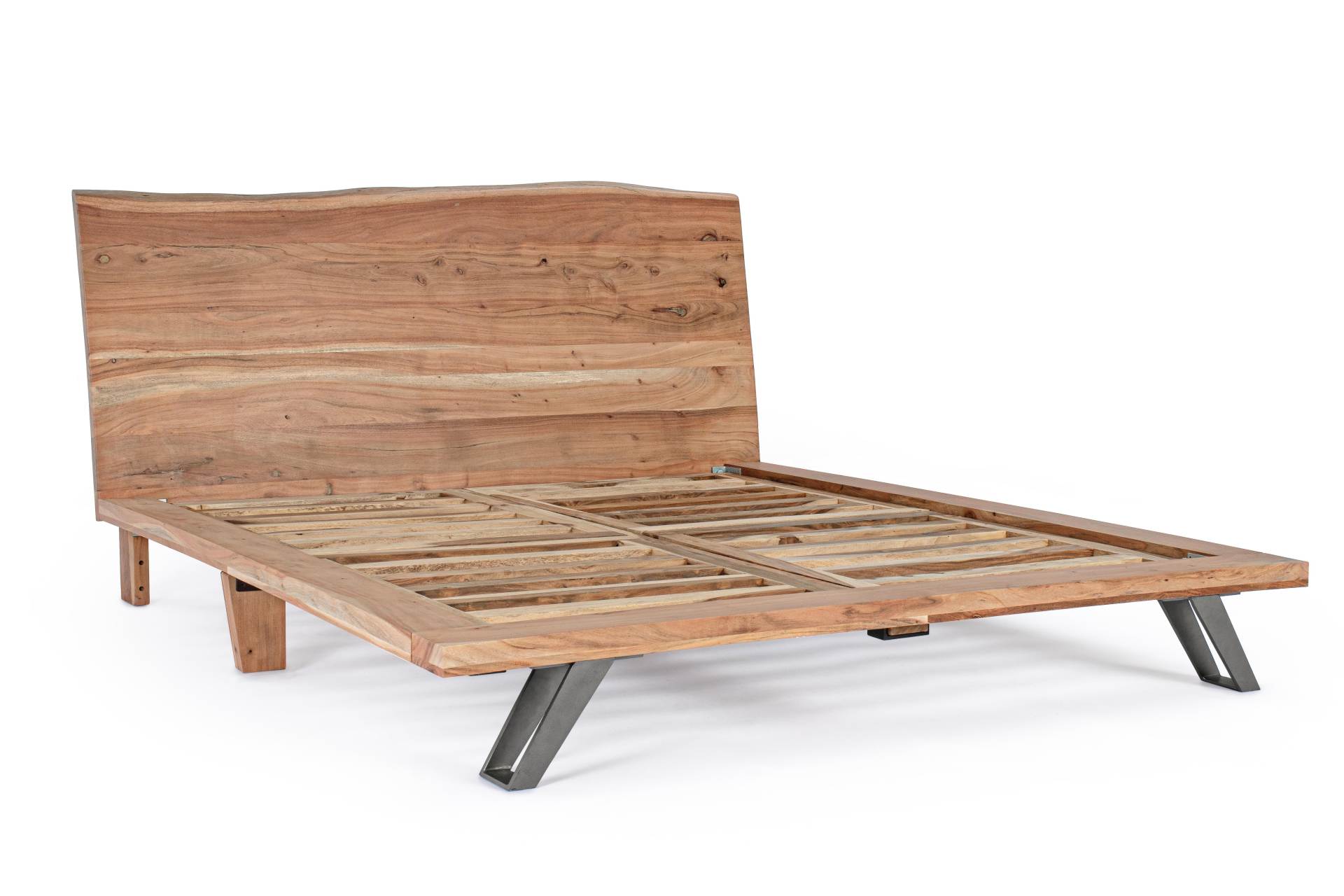 Bettgestell Aron aus Akazienholz, 160x200 cm Bettgestell Aron aus Akazienholz, 160x200 cm