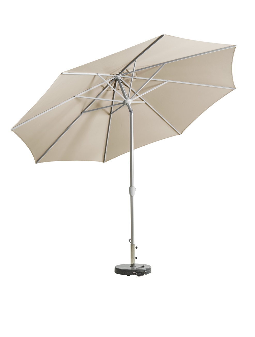 Sonnenschirm Abriola Ø 330 cm, Taupe