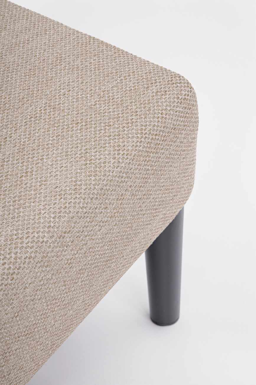 Gartenmodulsofa Gerald aus Aluminium Einzel-Element, Anthrazit