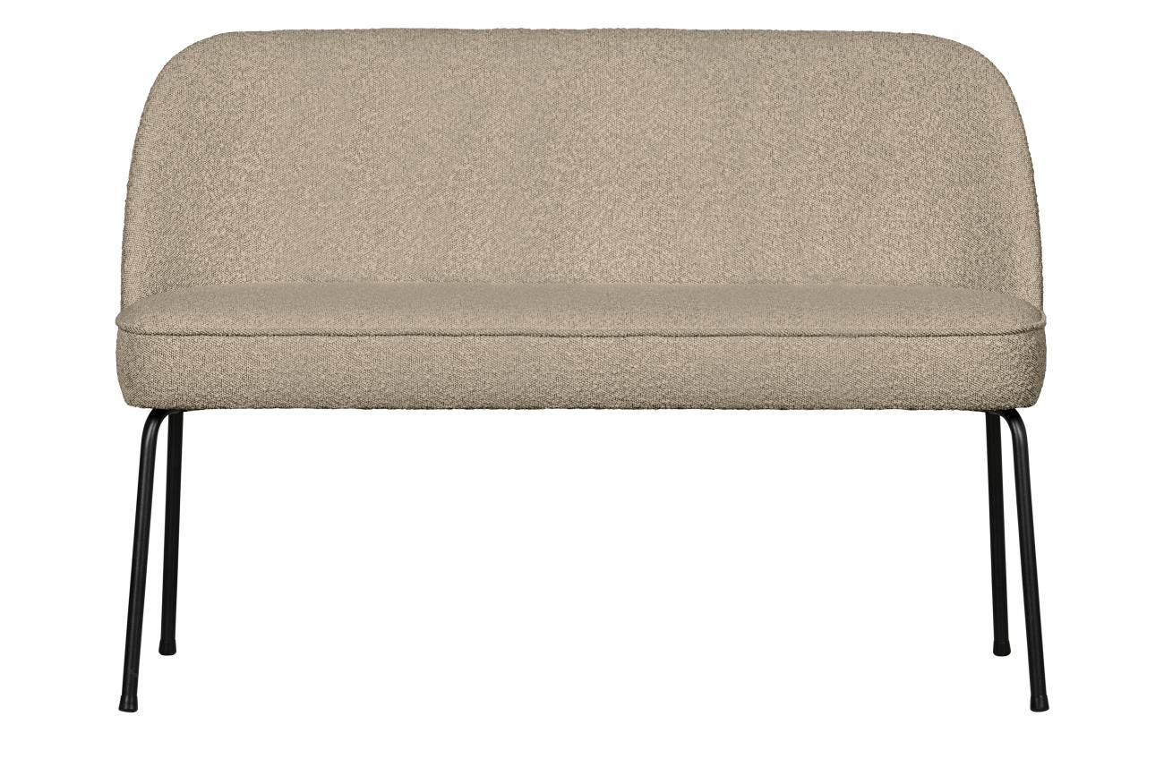 Sitzbank Vogue aus Boucle-Stoff, Beige Sitzbank Vogue aus Boucle-Stoff, Beige