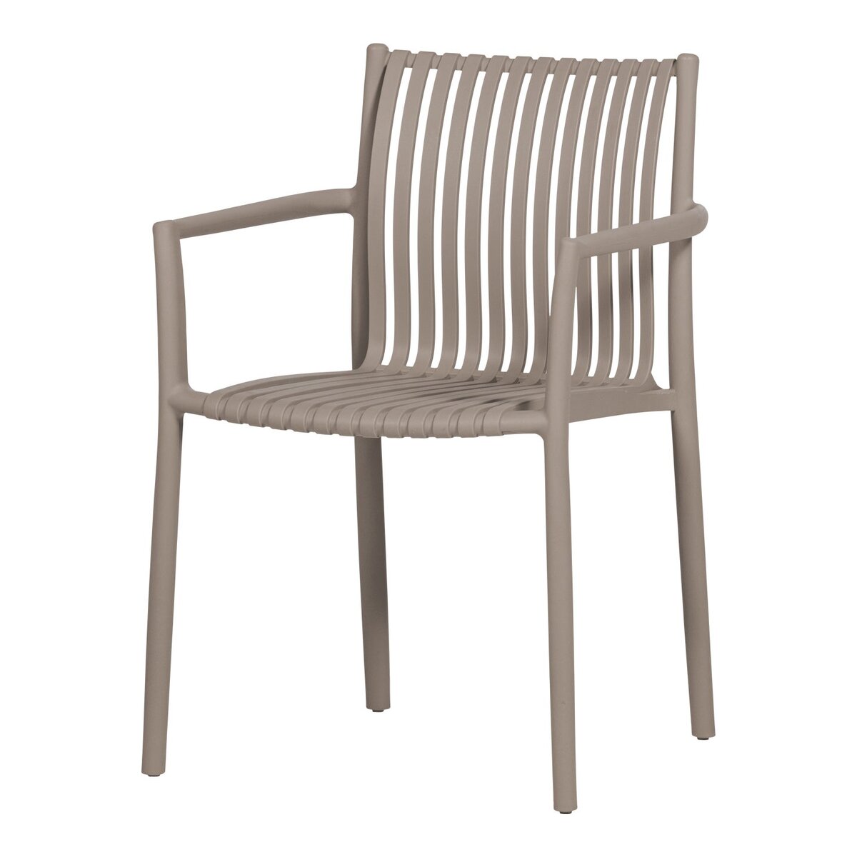 2er-Set Gartenstuhl Easy Going - Kunststoff Sand