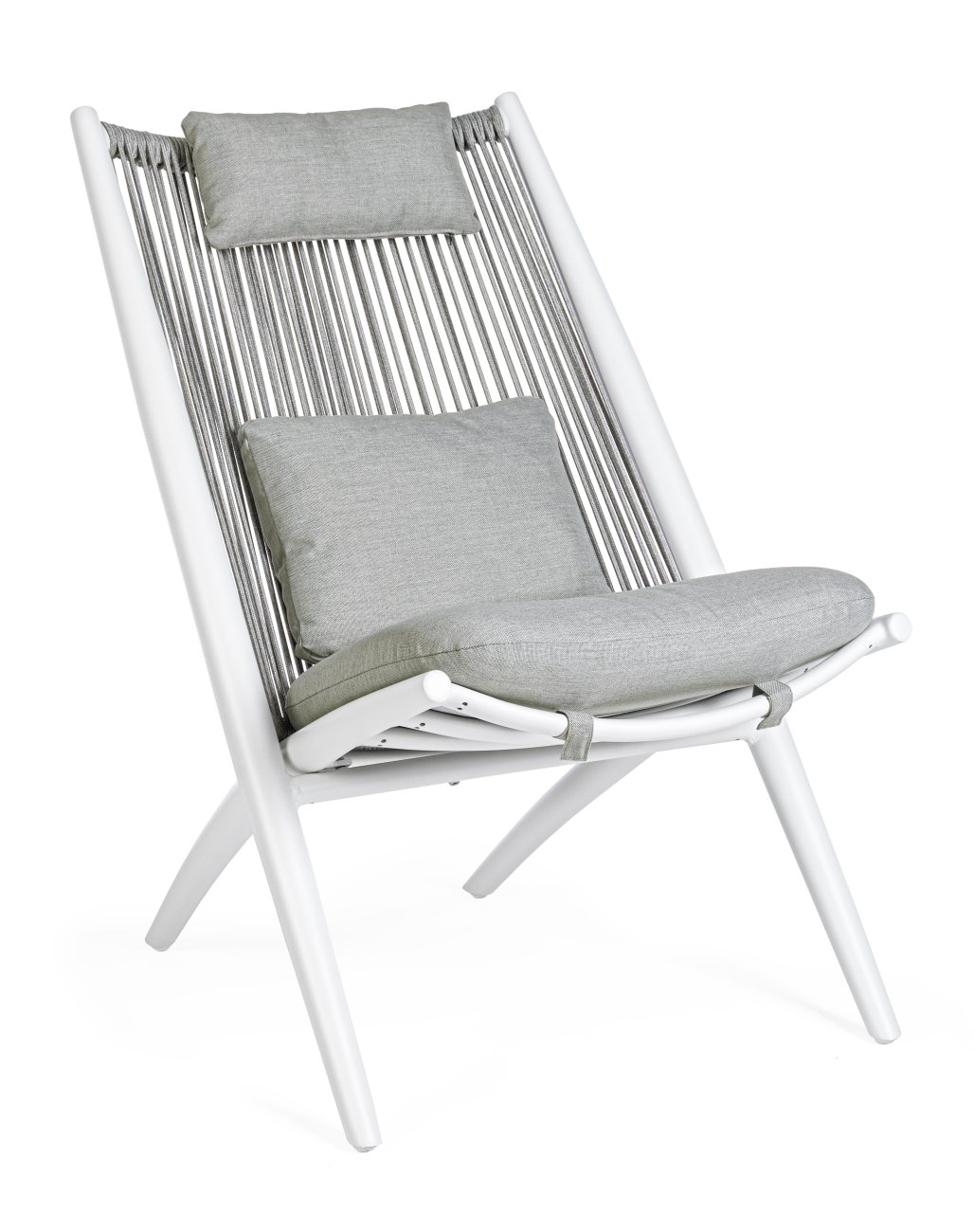 Gartensessel Aloha aus Aluminium, Weiß Gartensessel Aloha aus Aluminium, Weiß