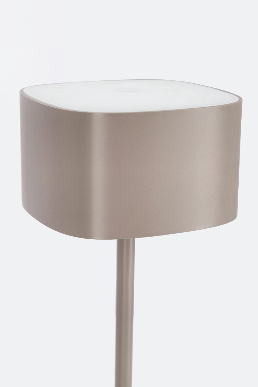 Gartentischleuchte Naimi mit LED, Grau