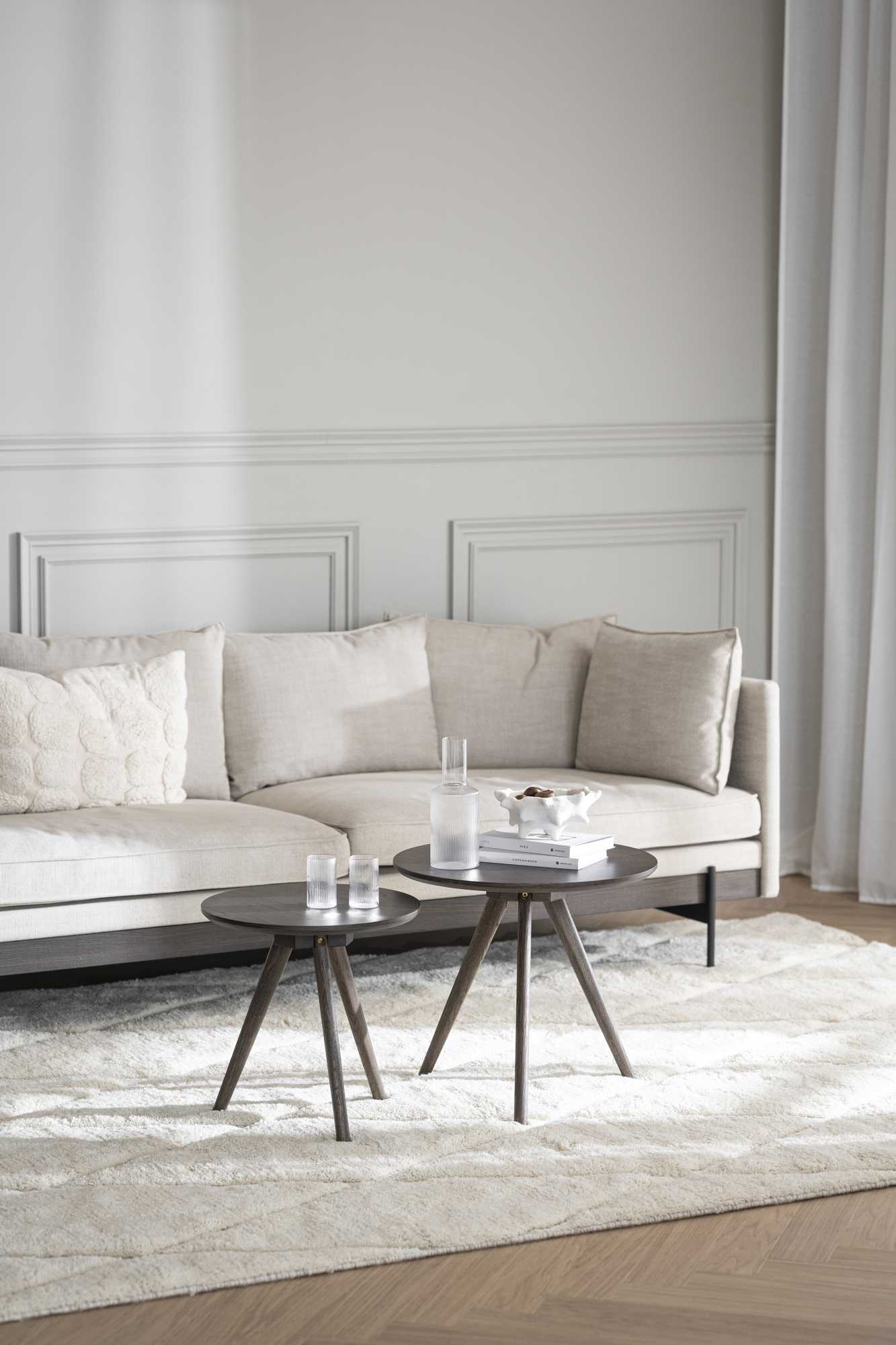 Jetzt entdecken: Beistelltisch Yumi 2er-Set, Braun mit hochwertiger Verarbeitung.