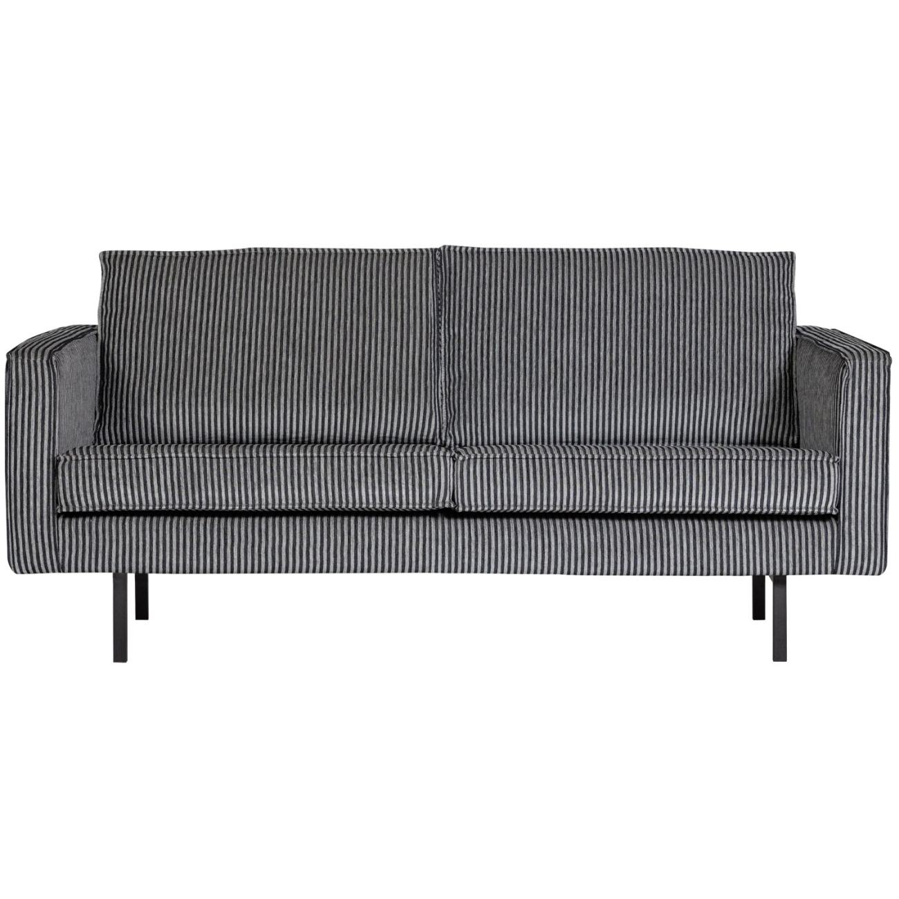 Sofa Rodeo 2,5 Sitzer aus Stoff, Schwarz/Grau Sofa Rodeo 2,5 Sitzer aus Stoff, Schwarz/Grau