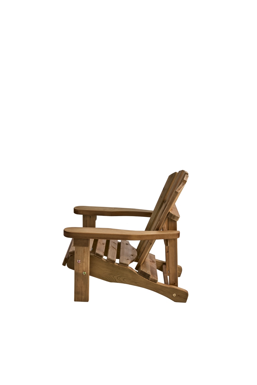 Gartensessel Gnarp aus Kiefernholz, Natur