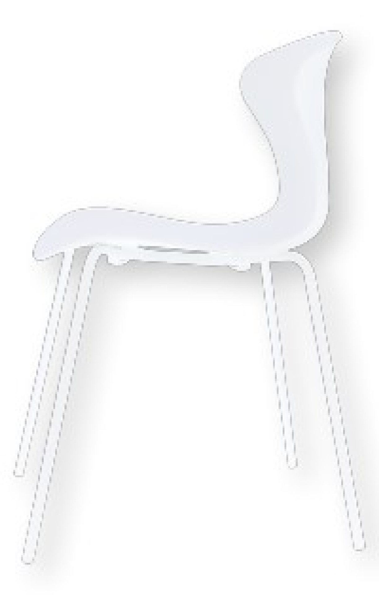 JanKurtz Riva Stapelstuhl Weiss