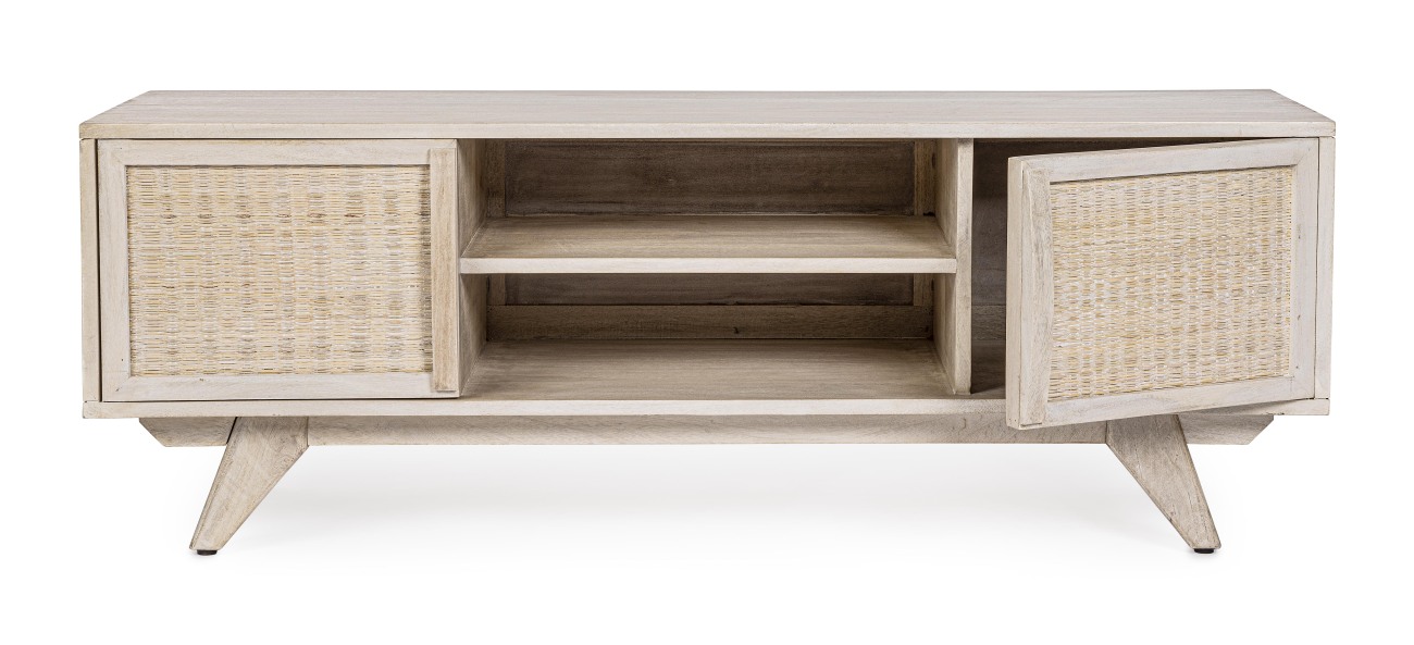 TV-Board Sahana aus Mangoholz, 128 cm