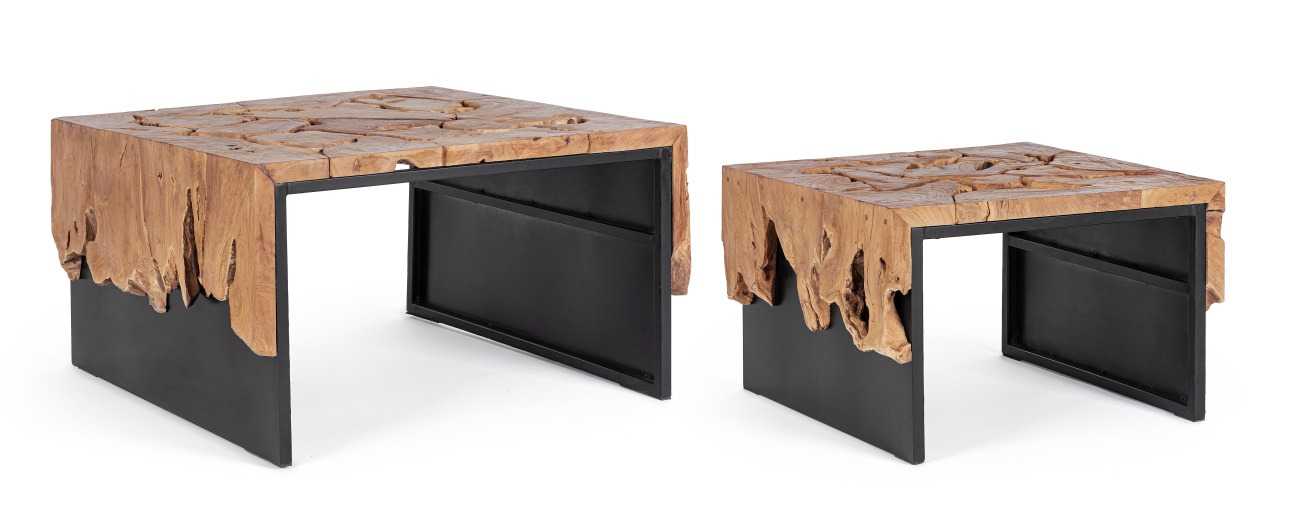 Couchtisch Grenada 2er-Set aus Teakholz Couchtisch Grenada 2er-Set aus Teakholz
