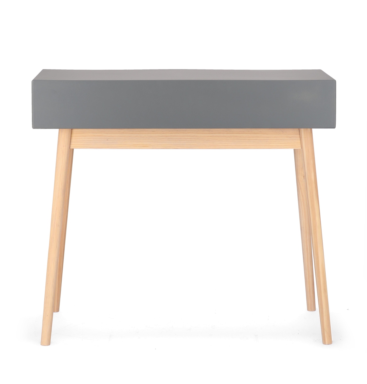 Konsole Ordinary aus Kiefernholz, Grau