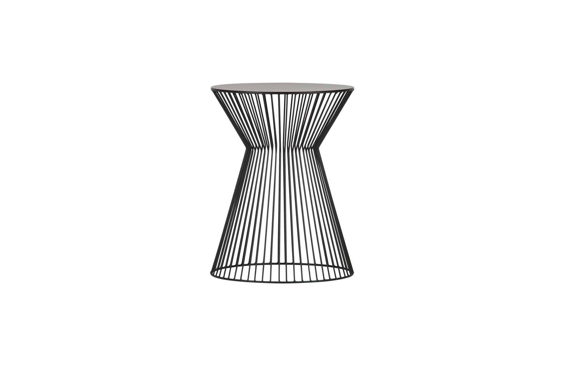 Beistelltisch Suus aus Metall, Schwarz Beistelltisch Suus aus Metall, Schwarz