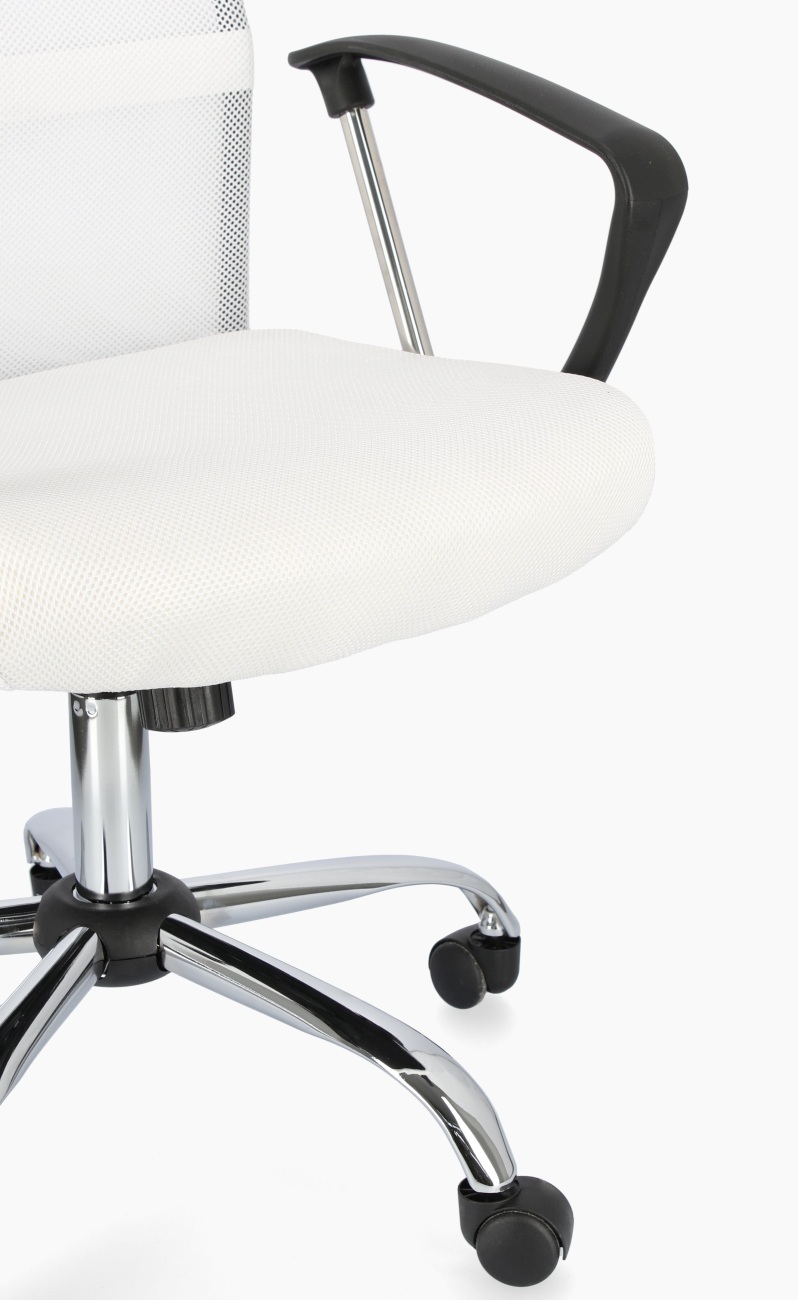 Bürostuhl Dakar mit Armlehne, Weiß