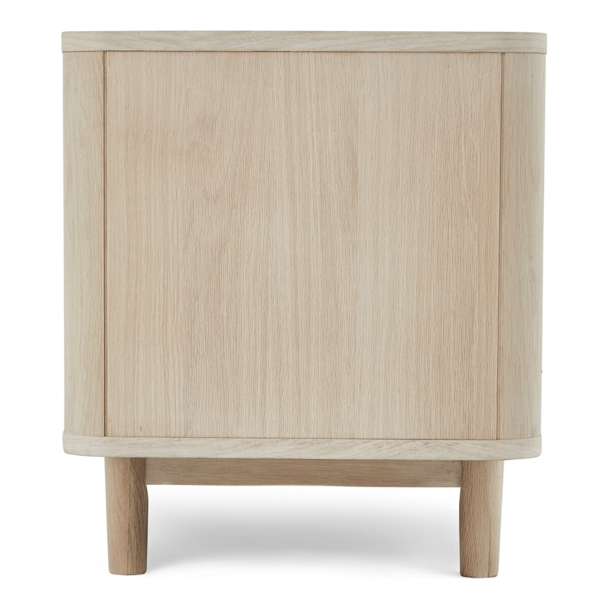 TV-Board Gorbin Eiche Whitewash 180 cm - mit Türen & Soft-Close
